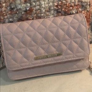 Steve Madden pink quilted purse